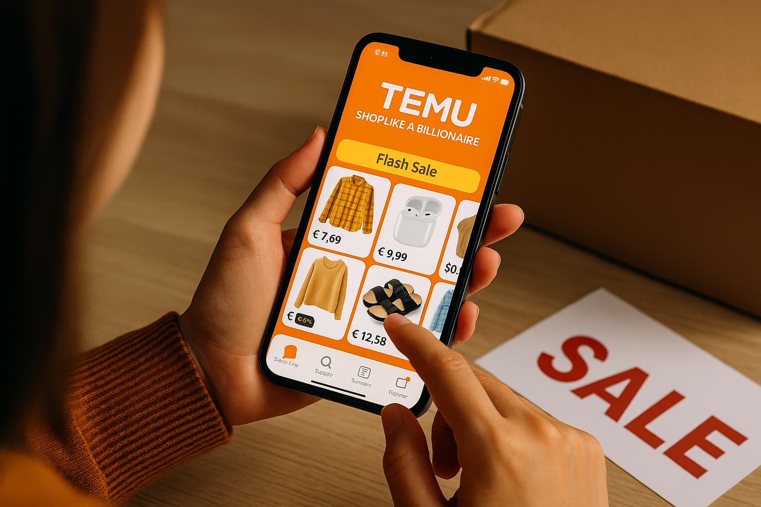 Temu-bestelmeldingen en aanbiedingen voor een slimmere shopervaring