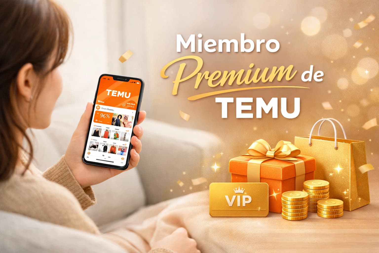 Miembro premium de Temu: ventajas reales en la app