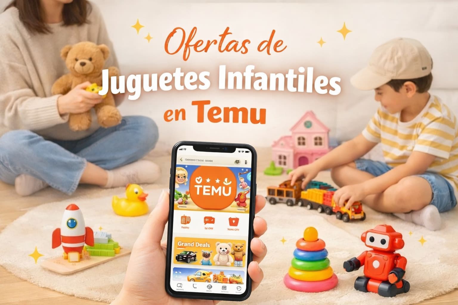 Ofertas de juguetes infantiles en Temu para ahorrar más