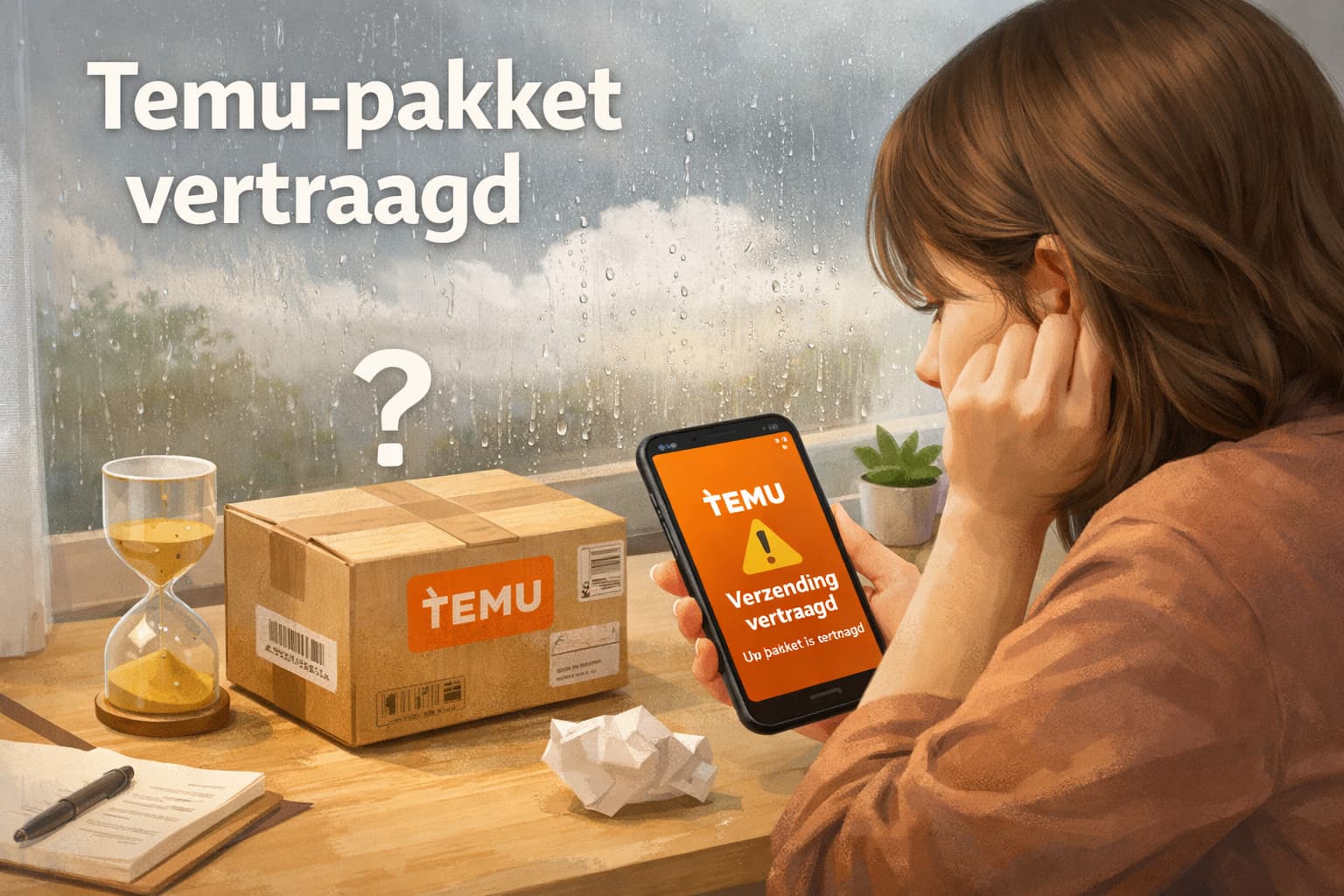 Temu-pakket vertraagd: snelle oplossingen in de app