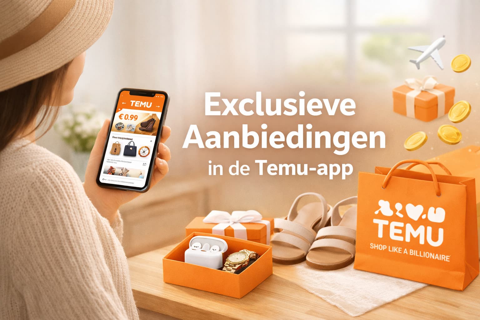 Beste exclusieve aanbiedingen in de Temu-app ontdekken
