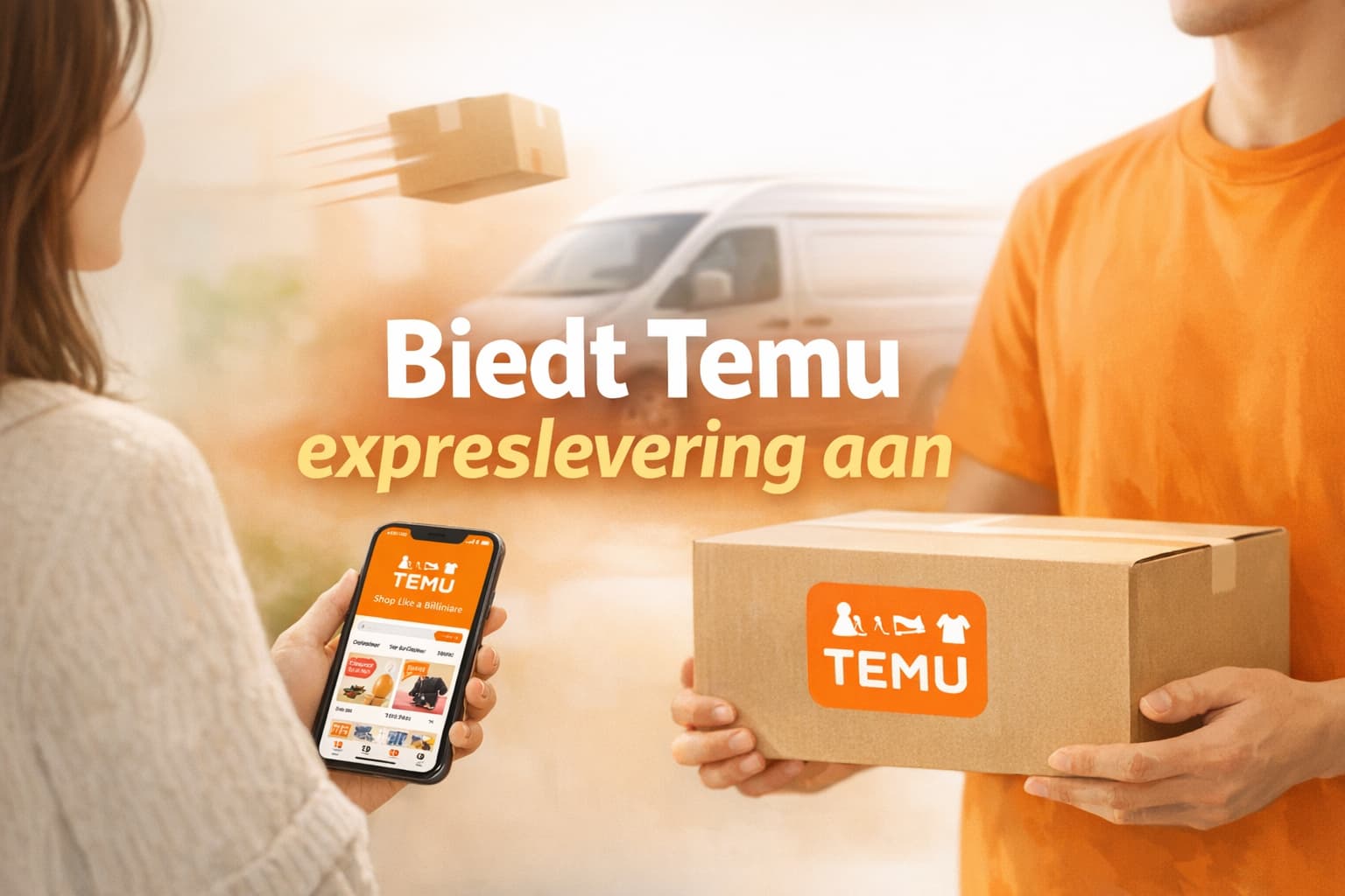 Biedt Temu expreslevering aan of alleen standaard verzending?