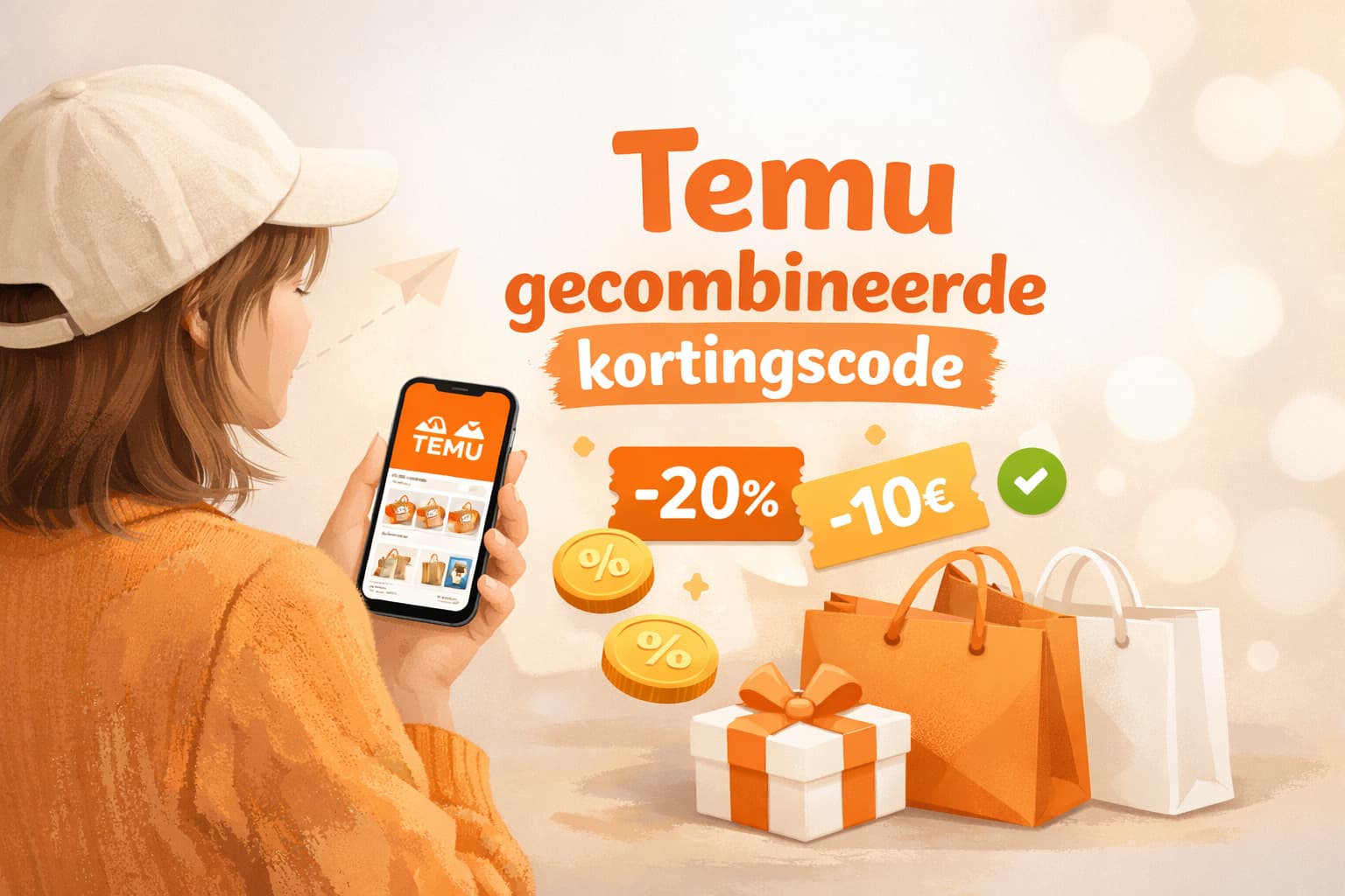 Slim besparen met Temu gecombineerde kortingscode