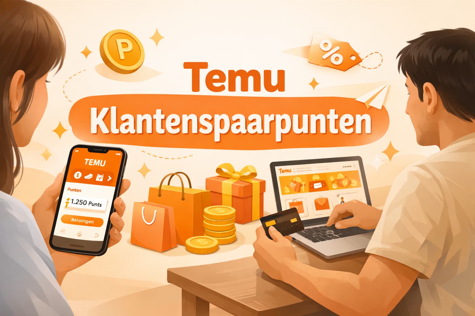 Temu klantenspaarpunten: slim besparen in de Temu-app