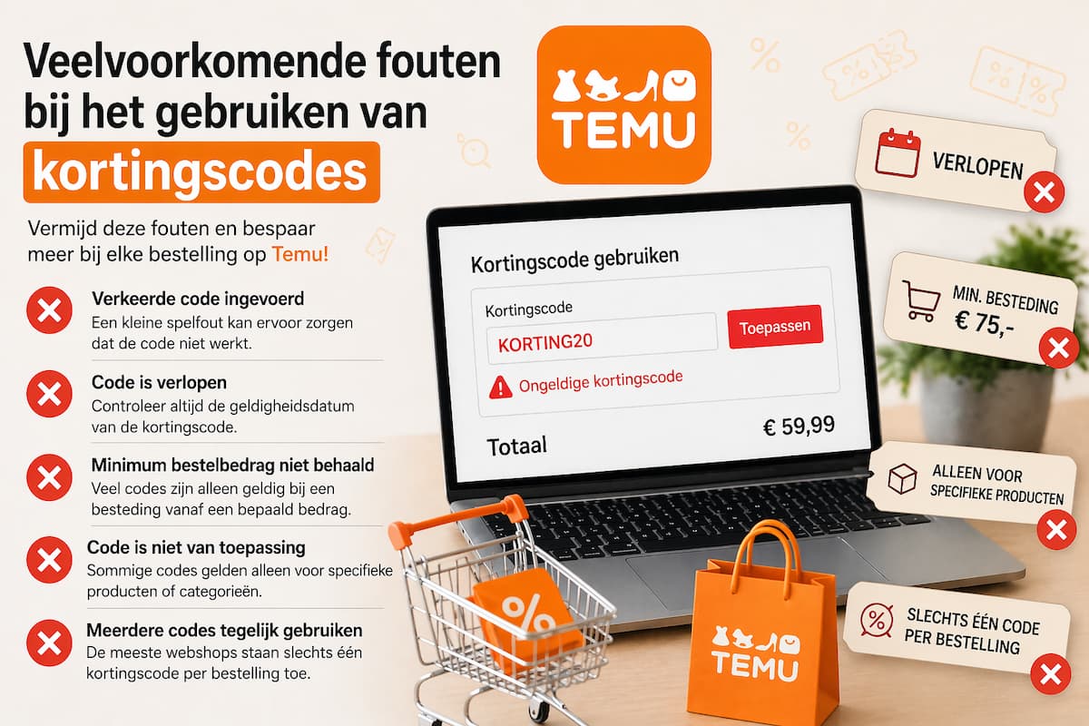 Veelvoorkomende fouten bij het verzilveren van kortingscodes: Zo mis je nooit meer een deal