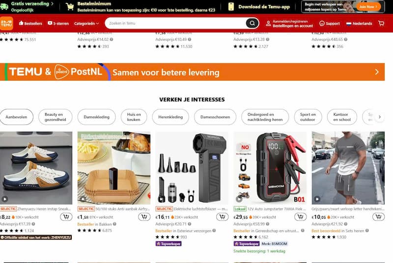 Waarom veranderen de prijzen op Temu zo snel 1