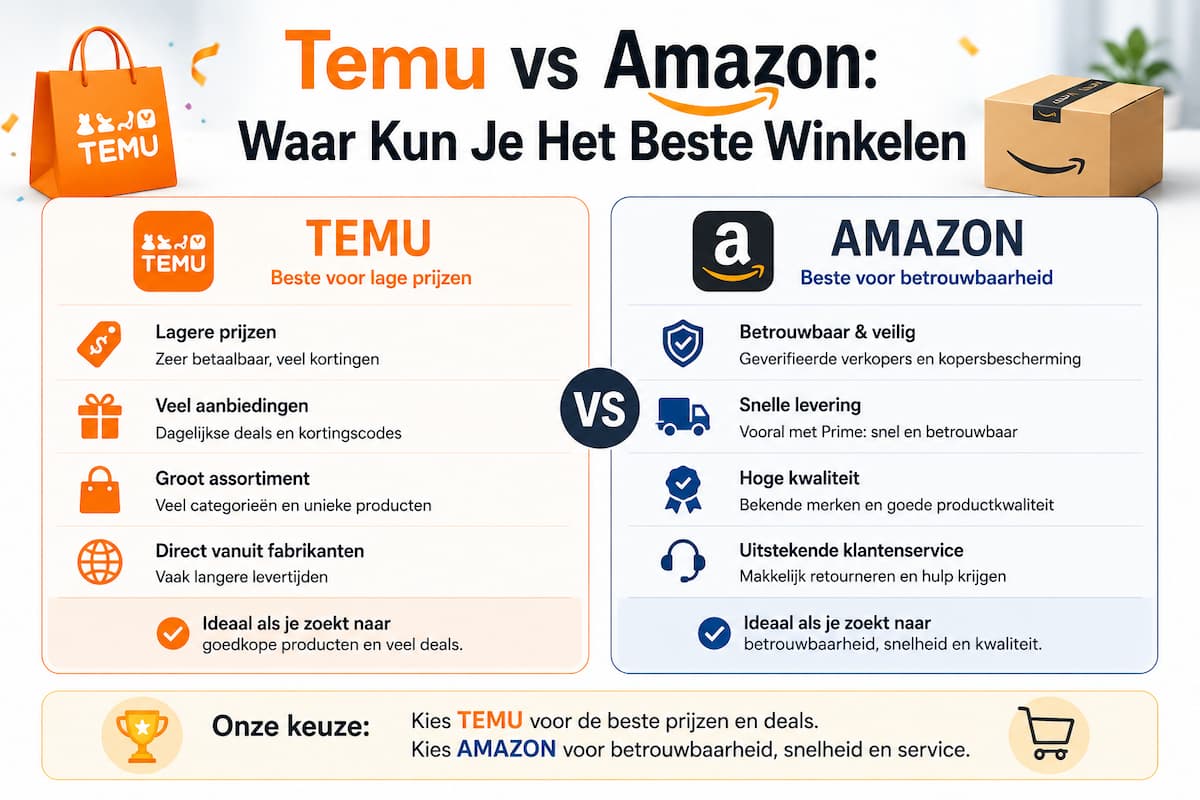 Temu vs Amazon: Waar Kun Je Het Beste Winkelen?