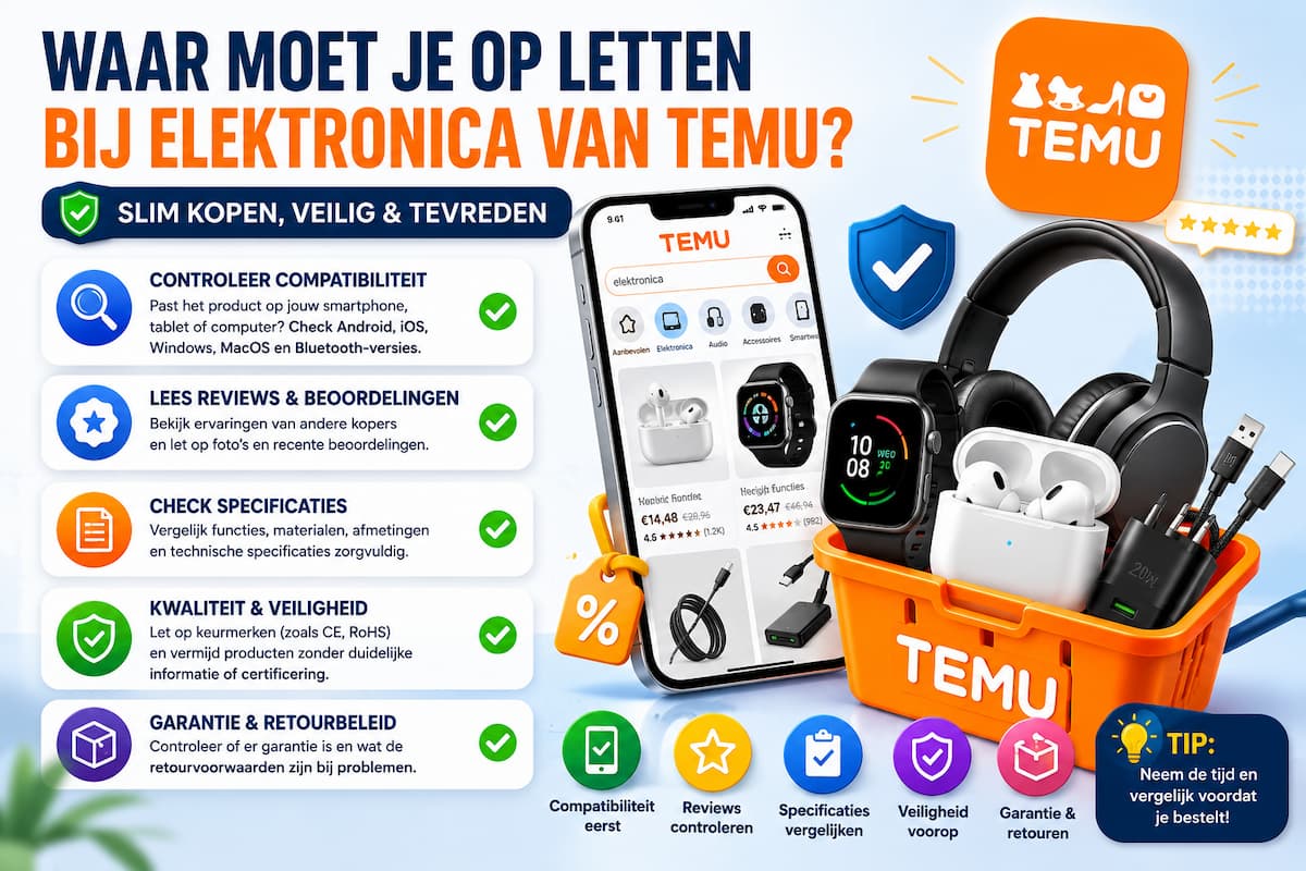 Elektronica van Temu: veiligheidscheck voor Nederlandse kopers